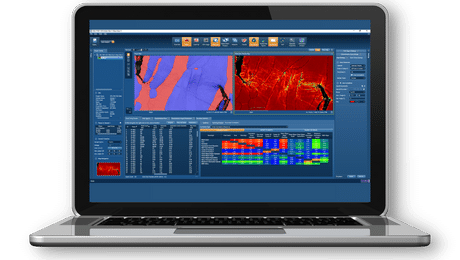 Example of AZtecCrystal Software 