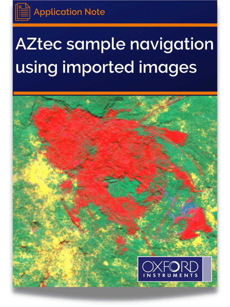 AZtec sample navigation using imported images