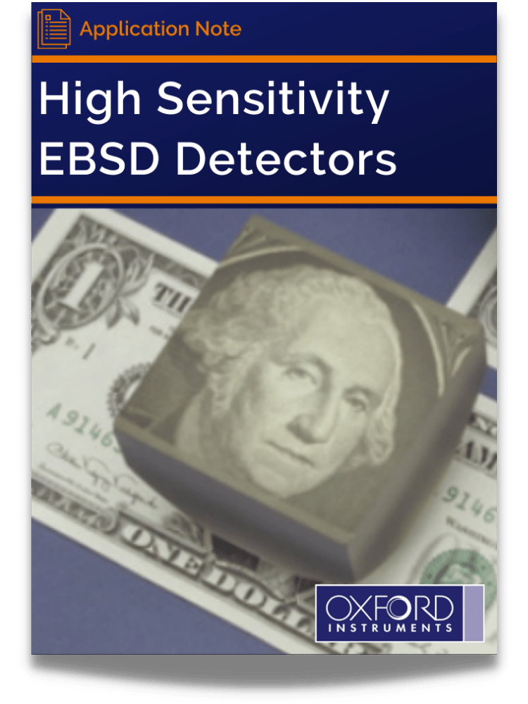High Sensitivity EBSD Detectors