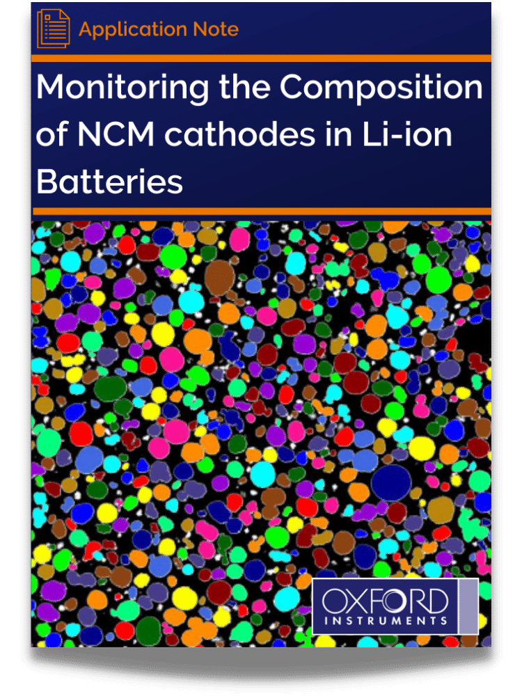 Monitoring the Composition of NCM cathodes in Li-ion Batteries