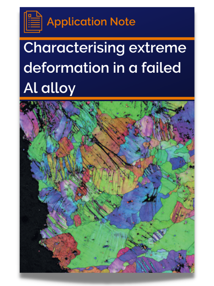 Characterising Extreme Deformation - app note cover