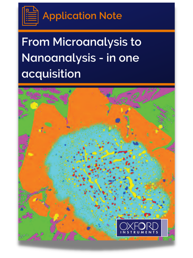 From Microanalysis to Nanoanalysis - in One Acquisition