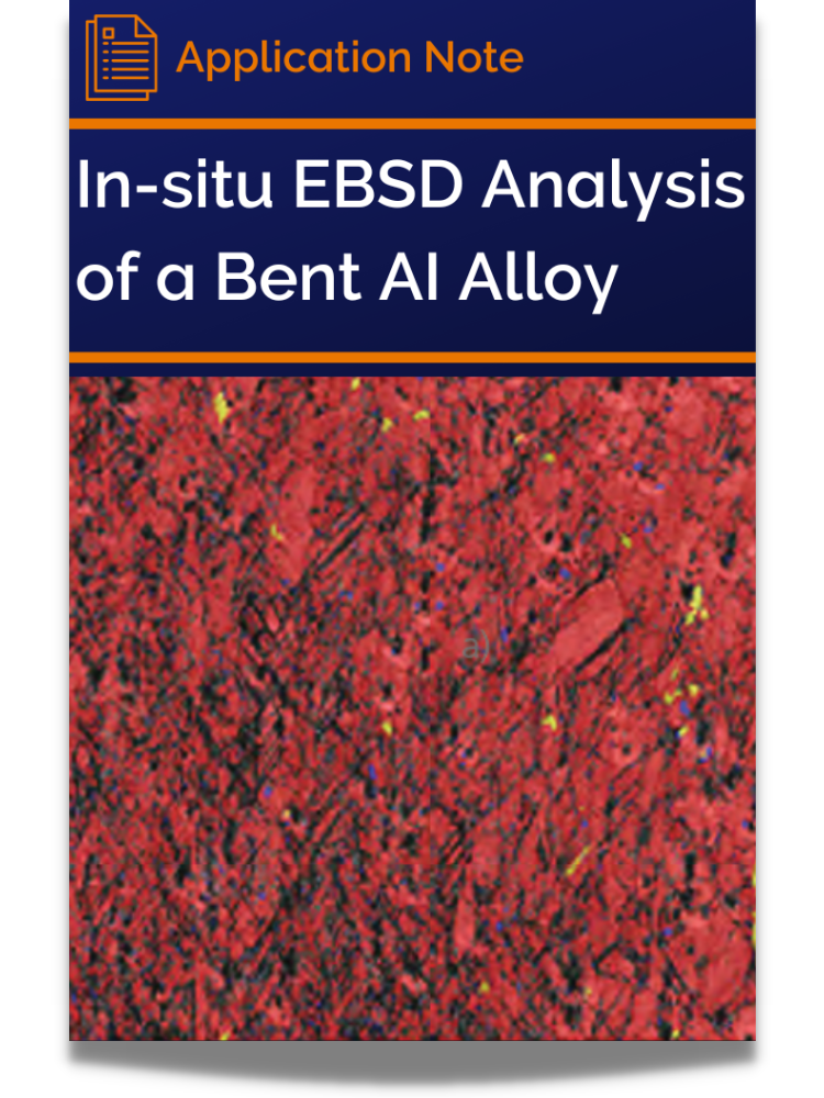 In situ EBSD Analysis of a Bent Al Alloy