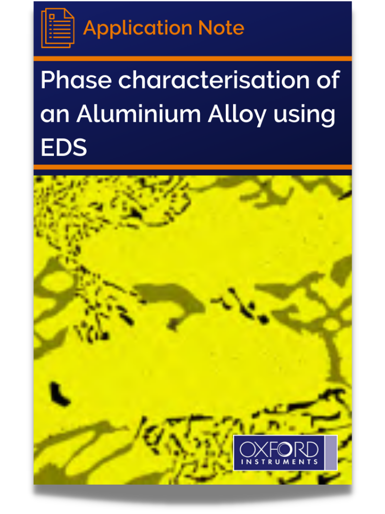 Phase characterisation of an Aluminium Alloy using EDS