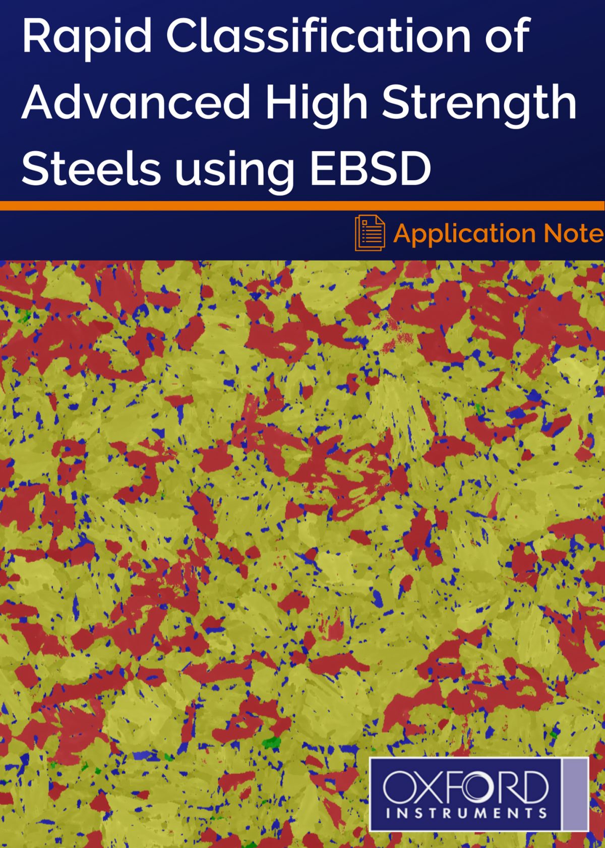 Rapid Classification of Advanced High Strength Steels using EBSD