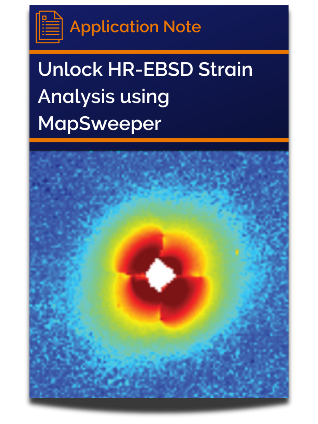 Unlock HR-EBSD strain analysis using MapSweeper - app note cover