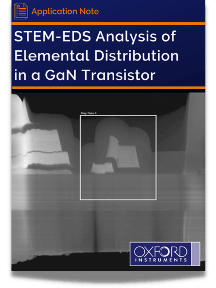 STEM-EDS Analysis of Elemental Distribution in a GaN Transistor