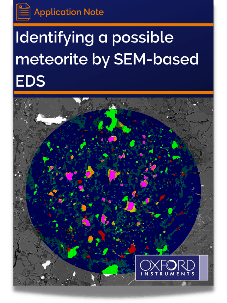 Identifying a possible meteorite by SEM-based EDS 