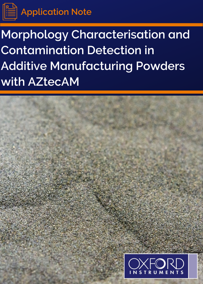 Morphology Characterisation and Contamination Detection in Additive Manufacturing Powders with AZtecAM
