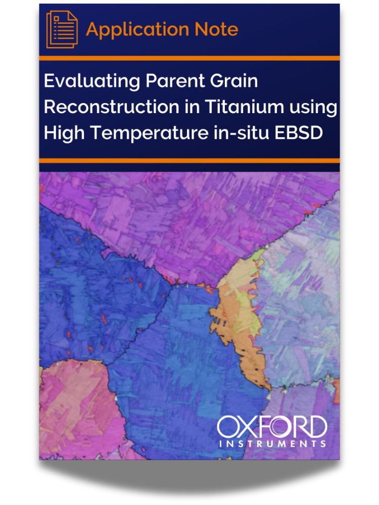 Evaluating parent grain reconstruction in Titanium using high temperature in-situ EBSD