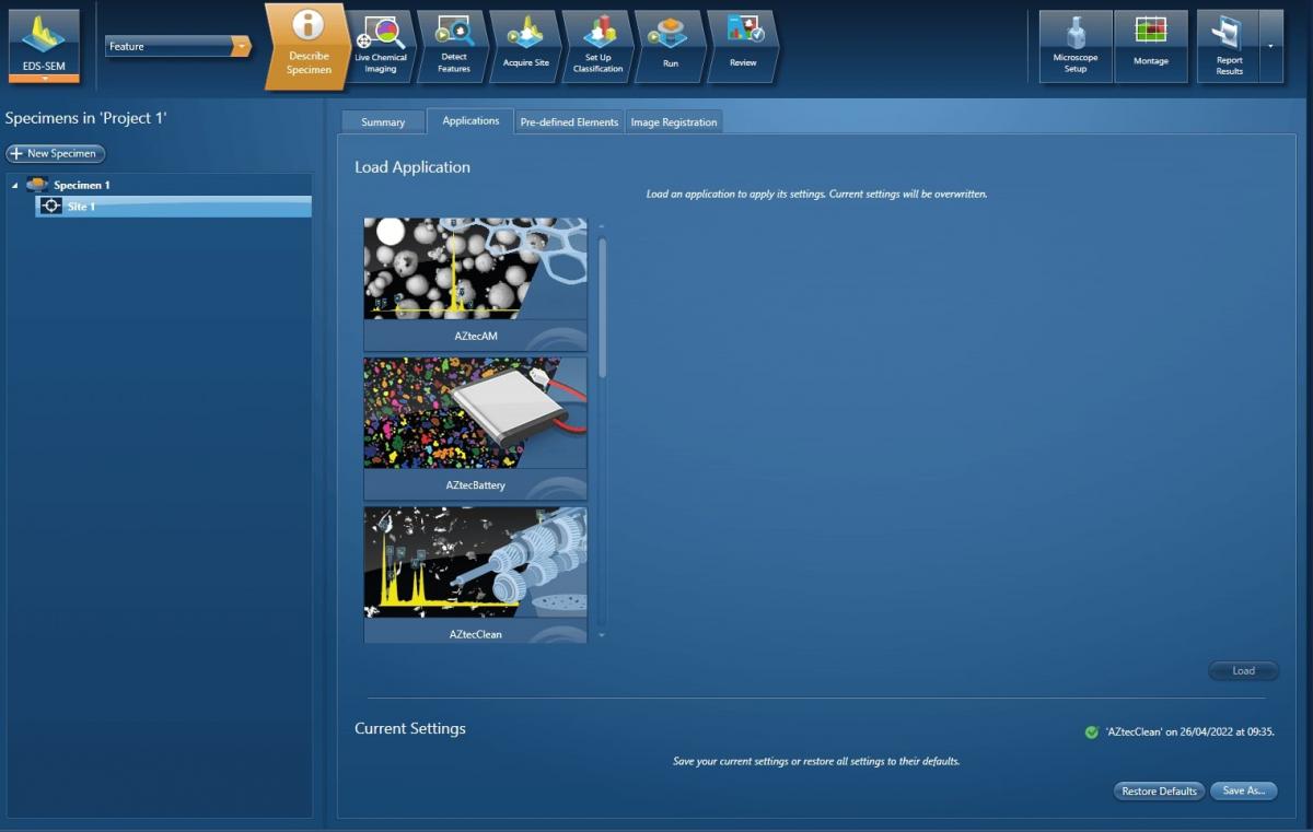 Aztec Software Science AZtecFeature – Speed in Every Aspect of Particle Analysis - Oxford ...