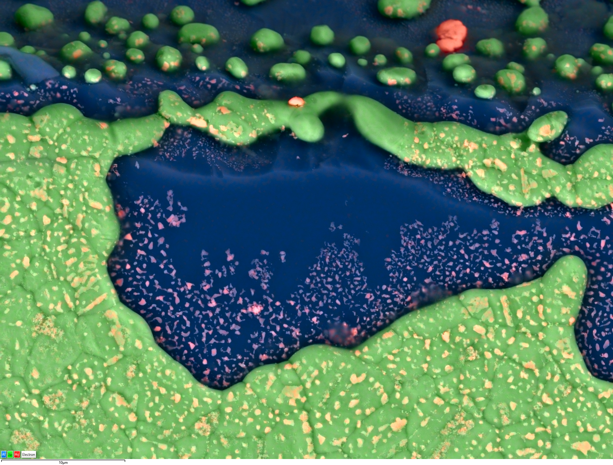Study of Ni Ag Al solid/solid interfaces
