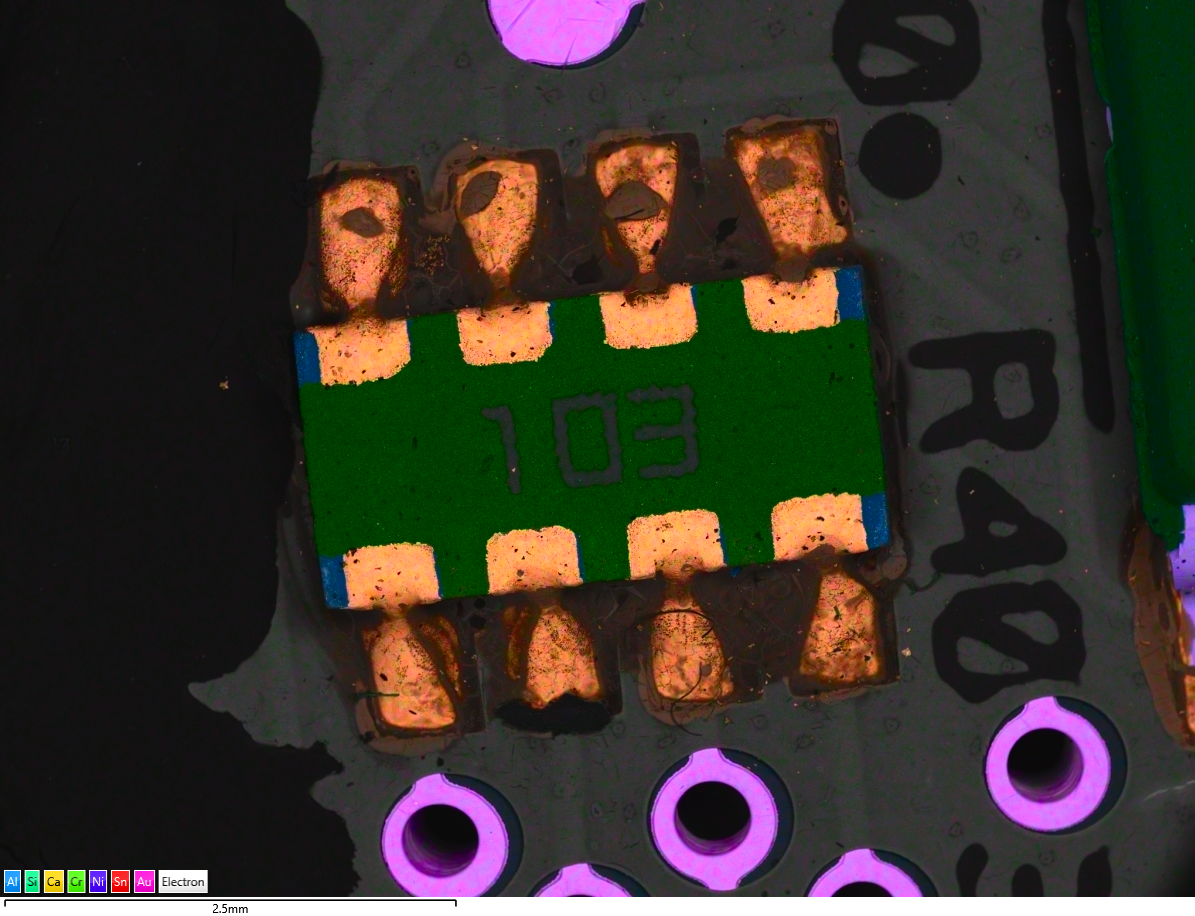 FA and QC of an Electronic chip sample