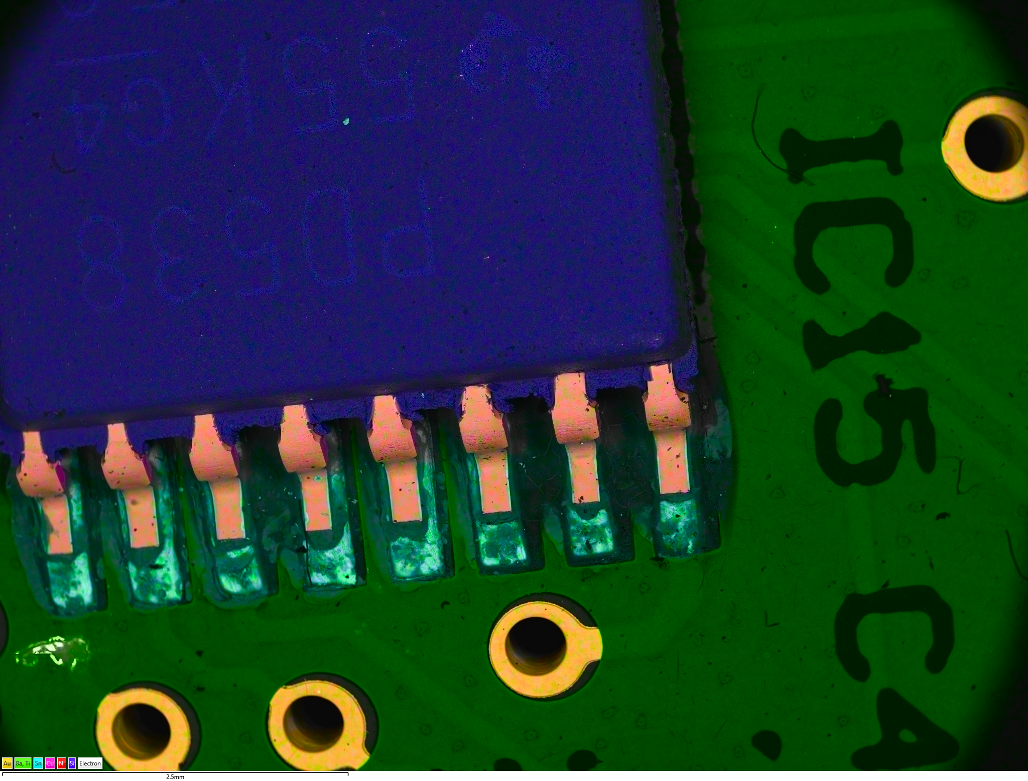 FA and QC of an Electronic chip sample